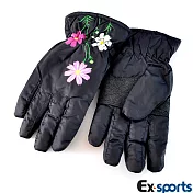 Ex-sports 防水保暖手套 超輕量多功能(女款-7206)Free-黑色