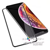 iPhone 8 / iPhone 7 4.7吋 5D冷雕滿版曲面全覆蓋 9H鋼化玻璃膜(贈迷你立架)黑框