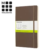 【獨家燙金】MOLESKINE 春夏系列經典軟皮筆記本 (L型) -大地棕空白