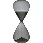 《VERSA》15分鐘圓弧玻璃沙漏(墨黑)