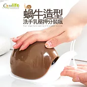 【Conalife】蝸牛造型洗手乳壓押分裝瓶(1入)