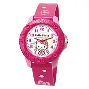 【三麗鷗】雙色殼兒童手錶夢想Kitty_桃紅色