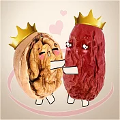 養生堅果 巨無霸特級和田大棗夾核桃6包組(120g/包)