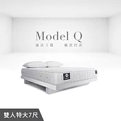 【寶麒麗泰】ModelQ｜防蟎抗菌、手工縫製彈簧床墊、通過SGS檢驗，保護脊椎(雙人特大7尺+贈體壓調節墊)