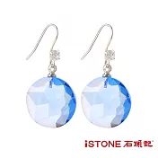 石頭記 水晶耳環-晶玉良緣藍水晶