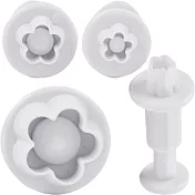 《GP&me》翻糖推壓模4件(迷你花朵)