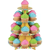 《Wilton》繽紛馬芬蛋糕架(黃)
