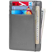 《Kinzd》防盜證件卡夾(灰色)