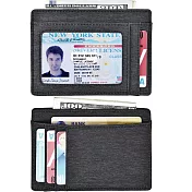 《Kinzd》防潑水防盜證件卡夾(深灰)