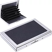 《Kinzd》皮革不鏽鋼防盜卡片收納盒