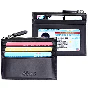 《Kinzd》真皮零錢卡夾(黑)