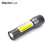 MasterLuz G31 USB充電 LED迷你型雙光源手電筒(1入)