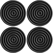 《TRUDEAU》矽膠圈紋杯墊4入