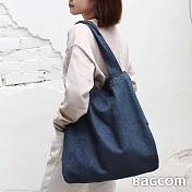 Bagcom B-Tote 雙層tote包 -牛仔面+燈心絨