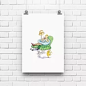 【STUNDEN】胖胖芭蕾舞孃 系列海報 (Relax)