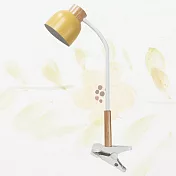 【天光】馬可夾燈(USB供電+兩色可選) 黃色