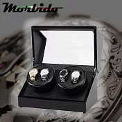 Morbido蒙彼多搖錶器/自動機械錶收藏盒/上鍊盒 黑光烤漆(4只入)