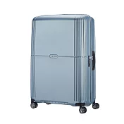 Samsonite新秀麗 30吋Orfeo 簡約方正線條PC嵌入式TSA海關鎖行李箱(銀藍)