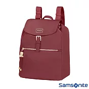 Samsonite新秀麗 KARISSA 經典時尚抽繩吊飾後背包(酒紅)
