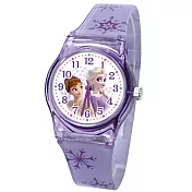 【迪士尼】冰雪奇緣冒險旅程 兒童手錶紫色_手足情深