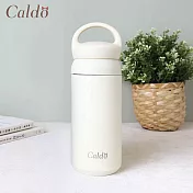 【Caldo卡朵生活】無印質樸隨身不鏽鋼保溫瓶 350ML 白