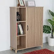 《Homelike》日和半開放置物櫃(二色)原木