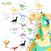 【Conalife】瓷磚牆壁六角地貼斜紋膜├10片/組┤ (2組)- 繽紛馬