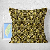 IHERMI 古典仿金花紋B 抱枕套 45cm 台灣製