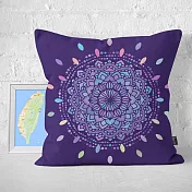 IHERMI 曼陀羅花紋A 抱枕套 45cm 台灣製