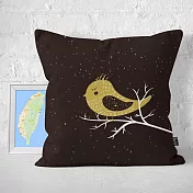 IHERMI 小鳥插畫A 抱枕套 45cm 台灣製