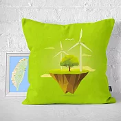 IHERMI 純淨自然綠世界 抱枕套 45cm 台灣製