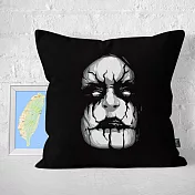 IHERMI 闇黑鬼魅重金屬A 抱枕套 45cm 台灣製