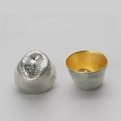 [能作-nousaku]錫製生肖清酒杯-蛇(金箔款)