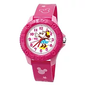 Disney迪士尼 可愛卡通人物繽紛雙色兒童膠錶- 米妮