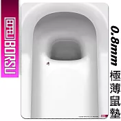 BORSU極薄鼠墊_FUNNY_蹲著馬桶