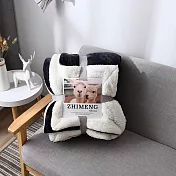 【ZHIMENG】雙層加厚法蘭羊羔絨被毯(4色)+葇葇抽取式衛生紙1串深空灰