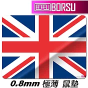 BORSU極薄鼠墊_TRAVEL_英國國旗