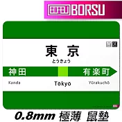 BORSU極薄鼠墊_TRAVEL_東京山手線