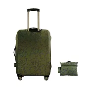 TUCANO X MENDINI 高彈性防塵行李箱保護套M 墨綠
