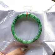 【緻麗珠寶】極美冰糯種滿綠花青冰美鐲(手圍18.2-18.3)-2【翡翠手鐲玉鐲飾品擺飾玉墜】