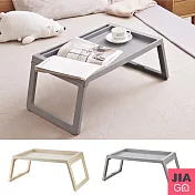 JIAGO 摺疊式床上懶人電腦桌灰色