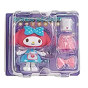 Sanrio 換裝娃娃組 擺飾玩偶 公仔 美樂蒂 圍裙裝 紫