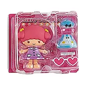 Sanrio 換裝娃娃組 擺飾玩偶 公仔 雙子星 LALA 愛心眼鏡 粉
