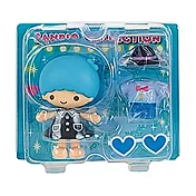 Sanrio 換裝娃娃組 擺飾玩偶 公仔 雙子星 KIKI 愛心眼鏡 藍