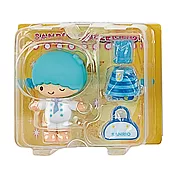 Sanrio 換裝娃娃組 擺飾玩偶 公仔 雙子星 KIKI 廚師裝 黃