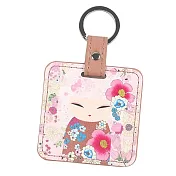 皮革鑰匙圈-Aina 溫心柔情【Kimmidoll 和福娃娃】