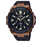 CASIO卡西歐  G-SHOCK系列 經典手錶 (GST-S120L-1A)-黑咖