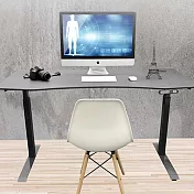 美商艾湃電競 Apexgaming Elite 60黑色落地型電動升降桌