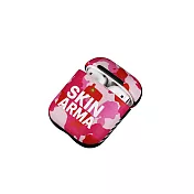 Skinarma日本潮牌 AirPods Camouflage迷彩耳機保護套 粉色