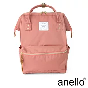 anello 經典口金後背包 淺粉色 L尺寸